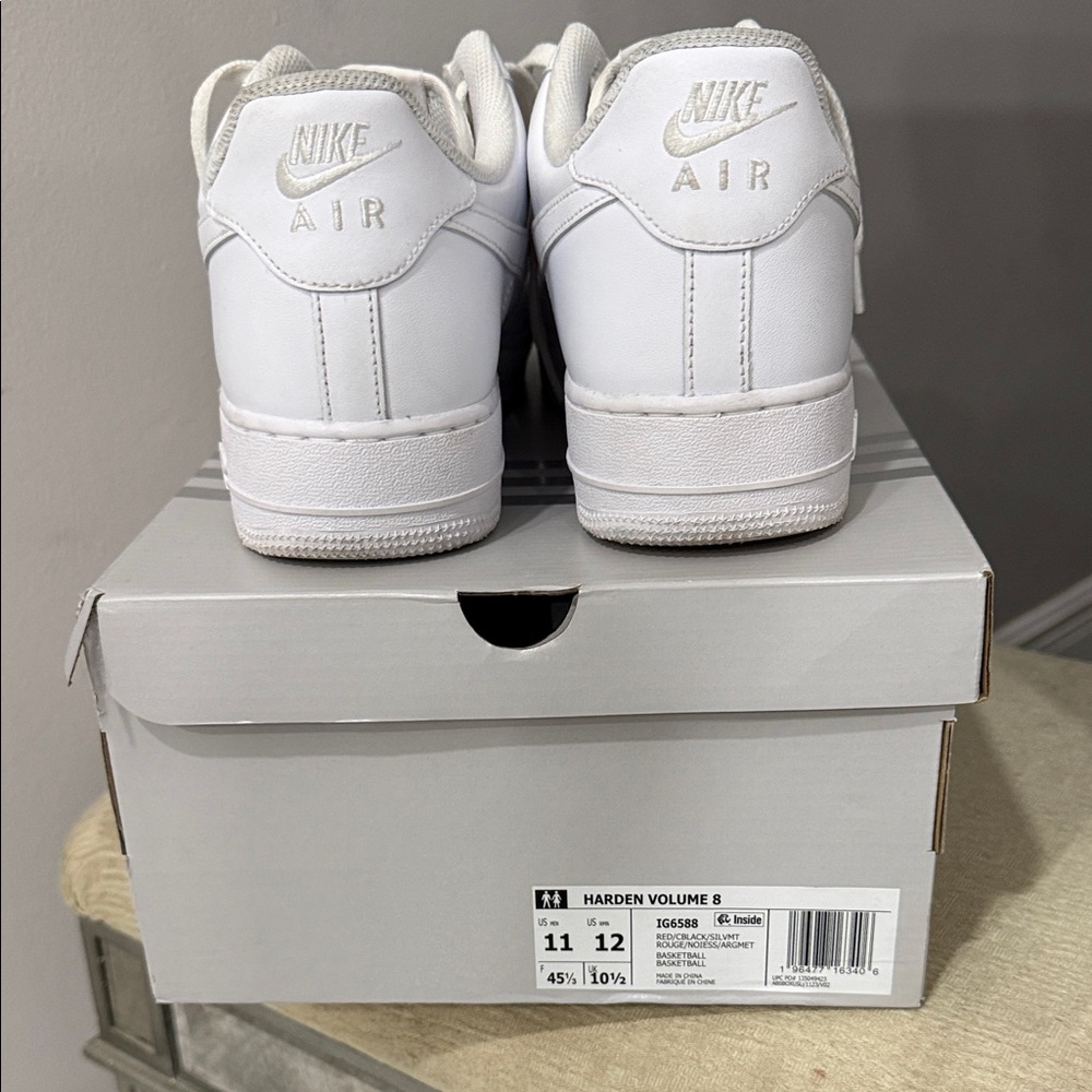 Nike Air White Leather Sneakers